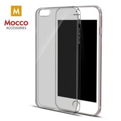 Aizsargvāciņš Mocco Ultra Back Case 0.3 mm, piemērots Huawei P8 telefonam, caurspīdīgs-melns cena un informācija | Telefonu vāciņi, maciņi | 220.lv