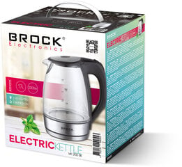 BROCK Электрический чайник WK 2105 BK цена и информация | Электрочайники | 220.lv