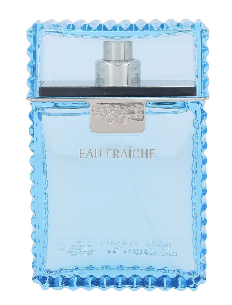 Versace Man Eau Fraiche dezodorants vīriešiem 100 ml цена и информация | Parfimēta vīriešu kosmētika | 220.lv