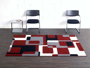 Paklājs Hanse Home Hamla Retro Red Grey Black, 80x200 cm cena un informācija | Paklāji | 220.lv