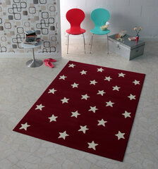 Paklājs Hanse Home City Mix Stars Red Cream, 140x200 cm cena un informācija | Paklāji | 220.lv