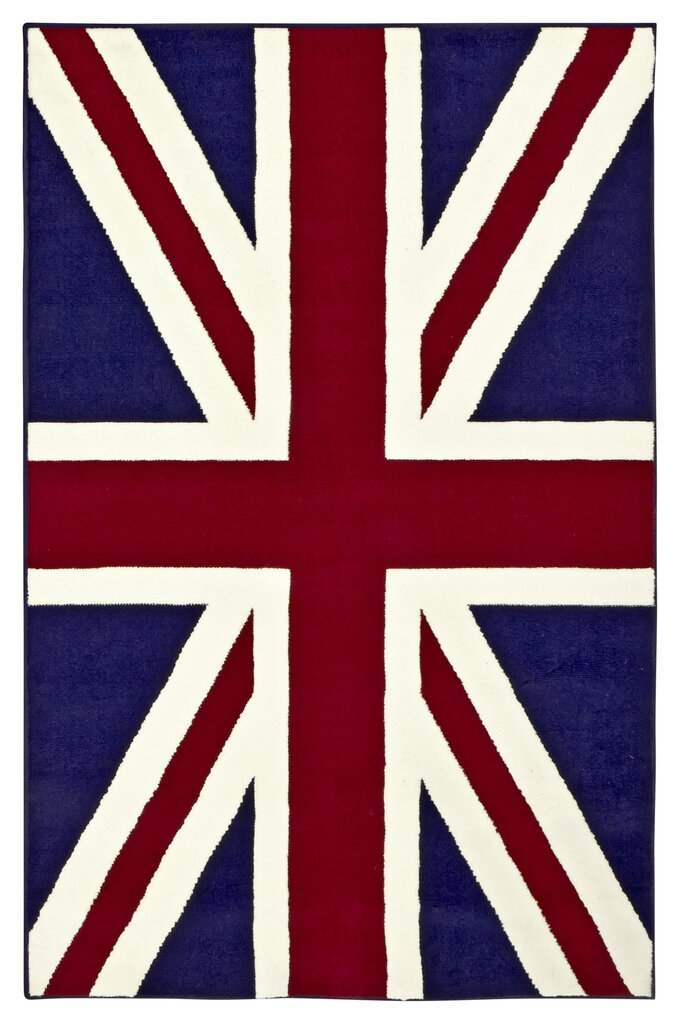 Paklājs Hanse Home City Mix Union Jack, 140x200 cm cena un informācija | Paklāji | 220.lv