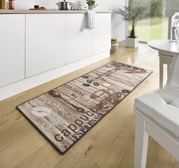 Hanse Home virtuves paklājs - celiņš Delicious Coffee, 67x180 cm cena un informācija | Paklāji | 220.lv
