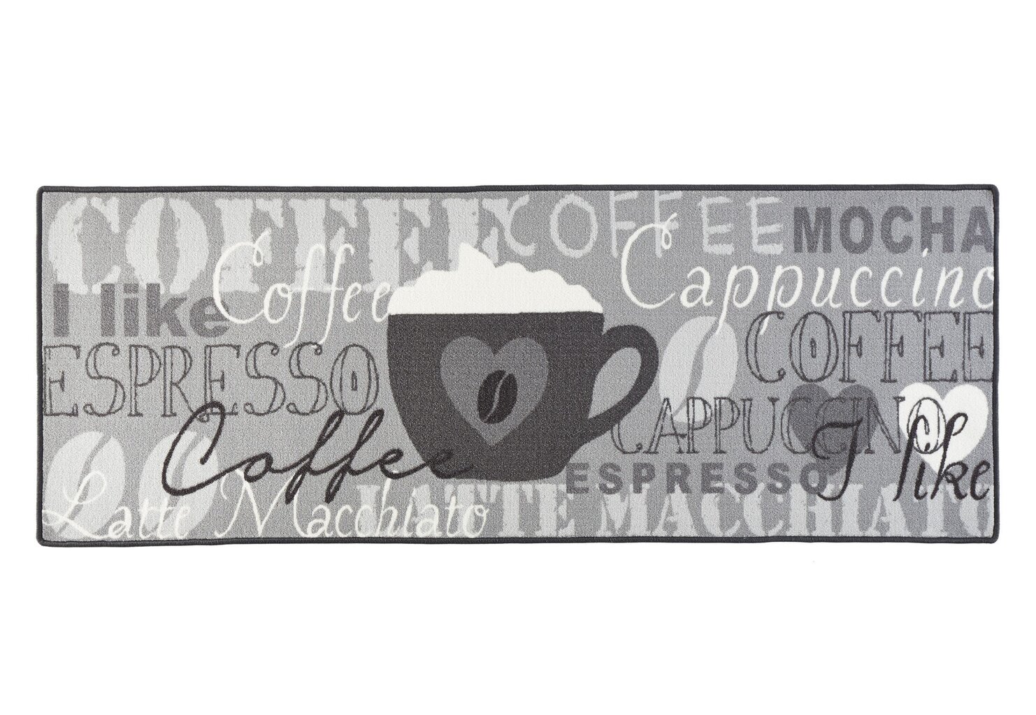 Hanse Home virtuves paklājs - celiņš Coffee Cup, 67x180 cm cena un informācija | Paklāji | 220.lv