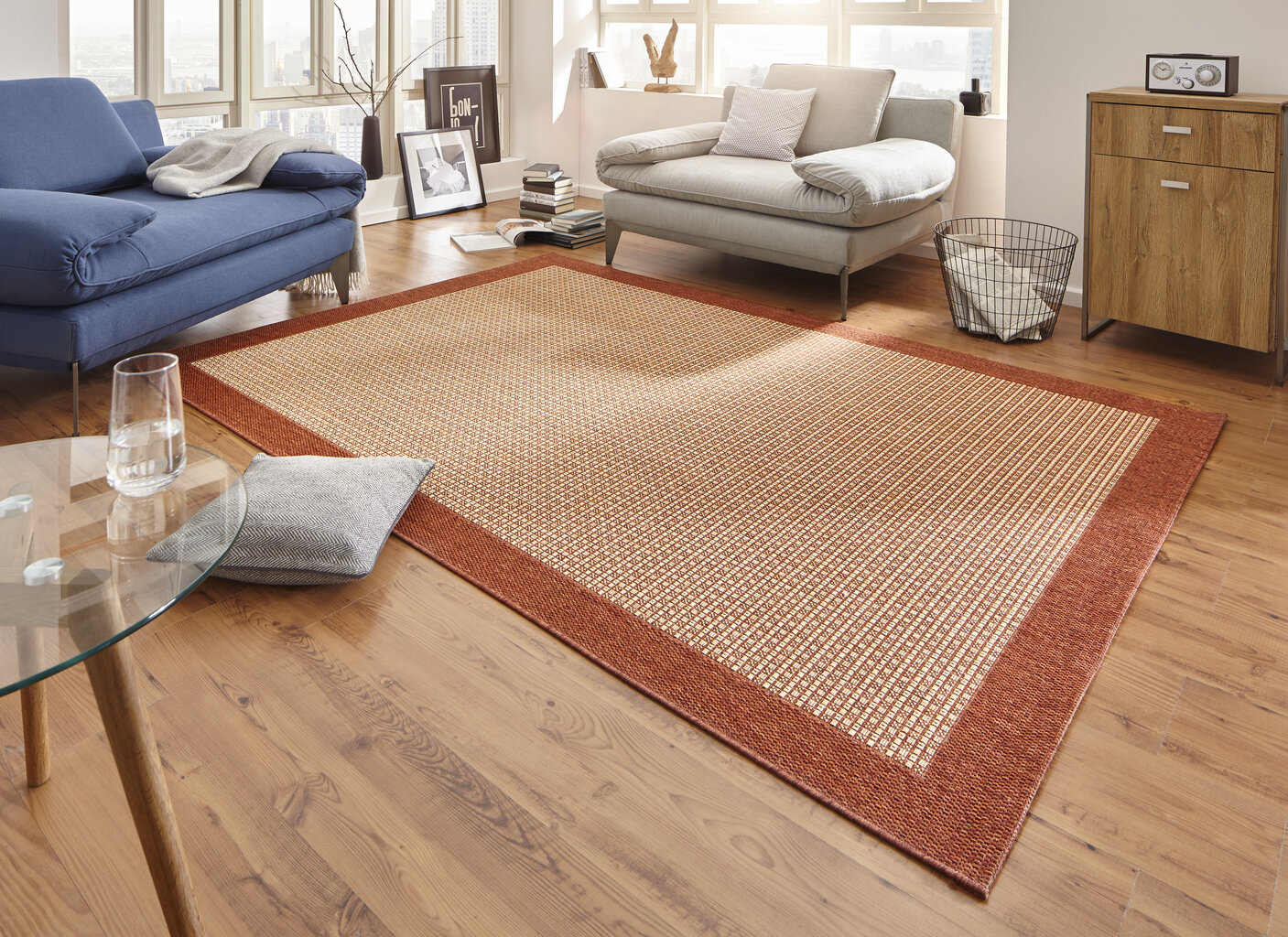 Paklājs Hanse Home Natural Simple Red, 200x290 cm cena un informācija | Paklāji | 220.lv