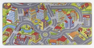 Детский ковер Hanse Home Play Smart City, 90x200 см   цена и информация | Ковры | 220.lv