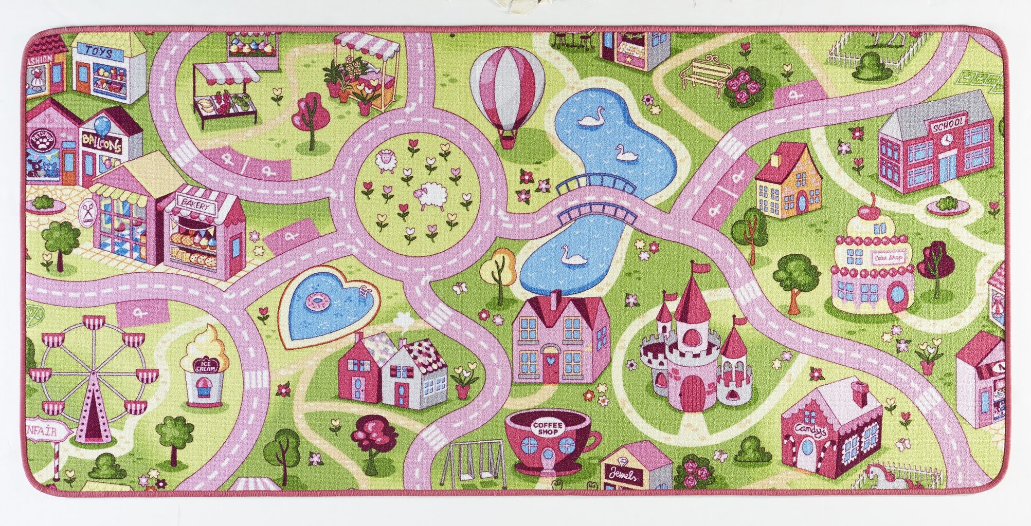 Hanse Home bērnu paklājs Sweet Town, 160x240 cm цена и информация | Paklāji | 220.lv