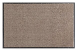 Hanse Home durų kilimėlis Soft & Clean Taupe, 39x58 cm cena un informācija | Kājslauķi | 220.lv