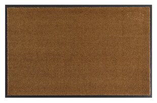 Hanse Home durų kilimėlis Soft &amp; Clean Caramel, 100x180 cm cena un informācija | Kājslauķi | 220.lv