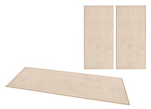 Hanse Home paklāju komplekts Pure Taupe Cream, 3 gab. cena un informācija | Paklāji | 220.lv