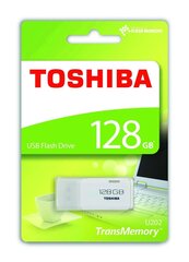 Zibatmiņa Toshiba U202, 128GB USB 2.0, balta cena un informācija | USB Atmiņas kartes | 220.lv