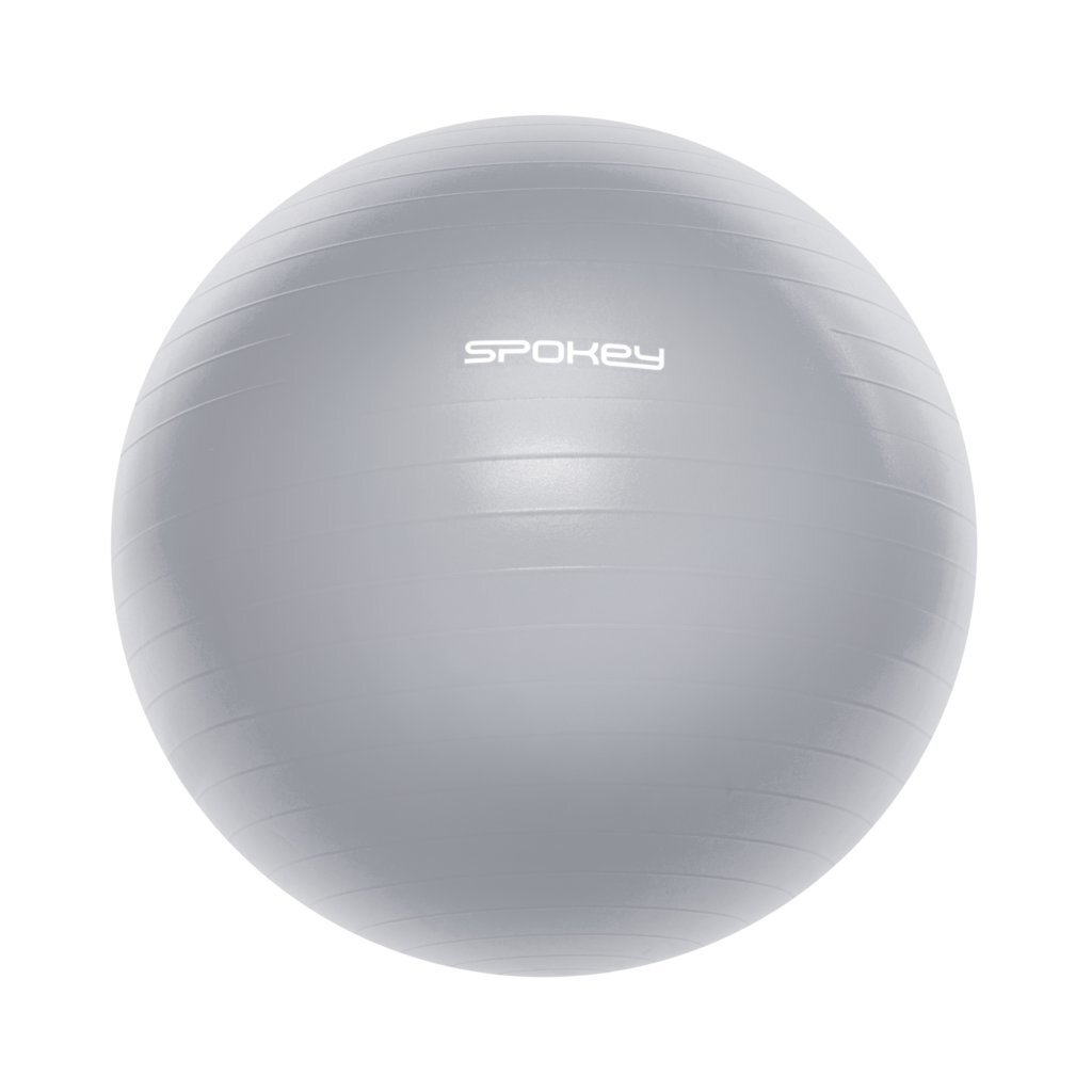 Vingrošanas bumba Spokey Fitball III 65 cm, pelēka цена и информация | Vingrošanas bumbas | 220.lv