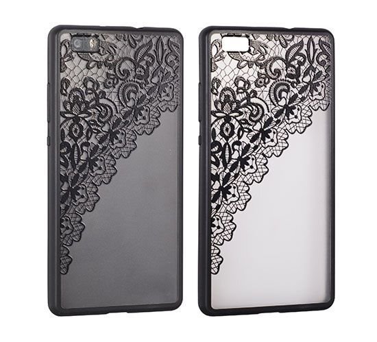 Aizsargmaciņš Lace Samsung Galaxy S8 Plus G955 Design 2, melns cena un informācija | Telefonu vāciņi, maciņi | 220.lv