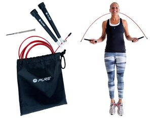 Lecamaukla Pure SPEEDROPE ar maisiņu цена и информация | Скакалка Tunturi Pro Adjustable Speed Rope | 220.lv