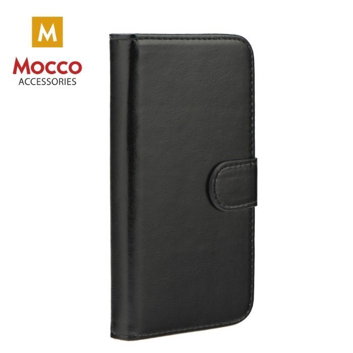 Telefona maciņš + aizsargvāciņš Mocco Twin 2 in 1 Leather Book Case, piemērots Sony Xperia XA2 telefonam, melns цена и информация | Telefonu vāciņi, maciņi | 220.lv