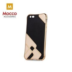 Aizsargvāciņš Mocco Symetry Plating, piemērots Huawei P9 Lite telefonam, zeltains-melns cena un informācija | Telefonu vāciņi, maciņi | 220.lv