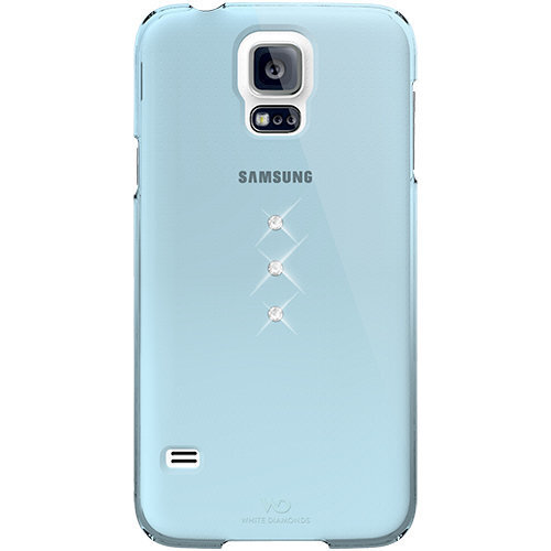 Aizsargvāciņš White Diamonds Trinity ar Swarovsky kristāliem, piemērots Samsung G920 Galaxy S6 telefonam, caurspīdīgs/zils cena un informācija | Telefonu vāciņi, maciņi | 220.lv