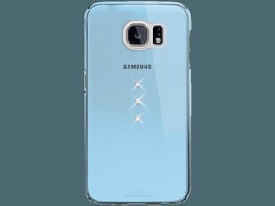 Aizsargvāciņš White Diamonds Trinity ar Swarovsky kristāliem, piemērots Samsung G920 Galaxy S6 telefonam, caurspīdīgs/zils цена и информация | Чехлы для телефонов | 220.lv