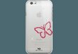 Aizsargvāciņš White Diamonds Lipstick Butterfly ar Swarovsky kristāliem, piemērots Apple iPhone 6 / 6S telefonam, caurspīdīgs цена и информация | Telefonu vāciņi, maciņi | 220.lv