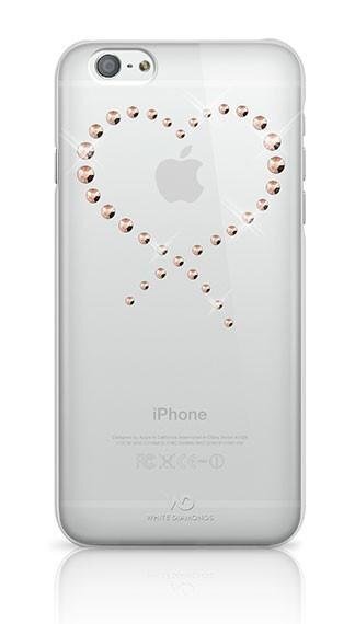 Aizsargvāciņš White Diamonds Eternity Crystal Case, piemērots Apple iPhone 6 / 6S telefonam, caurspīdīgs, ar zelta krāsas kristaliem cena un informācija | Telefonu vāciņi, maciņi | 220.lv