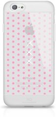 White Diamonds Girly Пластмассовый чехол С Кристалами Swarovski для Apple iPhone 6 / 6S Прозрачный - Розовый цена и информация | Чехлы для телефонов | 220.lv