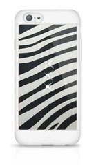 Aizsargvāciņš White Diamonds Safari Zebra ar Swarovsky kristāliem, piemērots Apple iPhone 6 / 6S telefonam, melns/balts цена и информация | Чехлы для телефонов | 220.lv