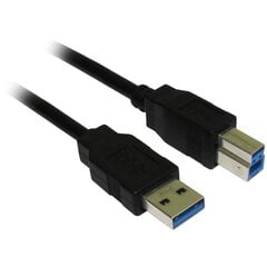 Akyga AK-USB-09, USB-A/USB-B, 1.8 m cena un informācija | Kabeļi un vadi | 220.lv