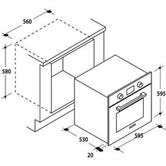 Духовка CANDY FCP605XL цена и информация | Духовки | 220.lv