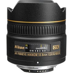 Nikon AF DX 10.5mm f/2.8G Fisheye цена и информация | Объективы | 220.lv