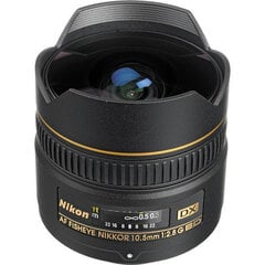 Nikon AF DX 10.5mm f/2.8G Fisheye cena un informācija | Objektīvi | 220.lv