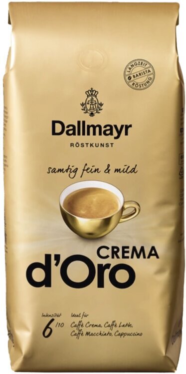 Kafijas pupiņas Dallmayr Crema d`Oro, 1kg цена и информация | Kafija, kakao | 220.lv