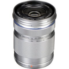 M.Zuiko Digital ED 40-150mm f/4-5.6 R objektīvs, sudrabots cena un informācija | Objektīvi | 220.lv