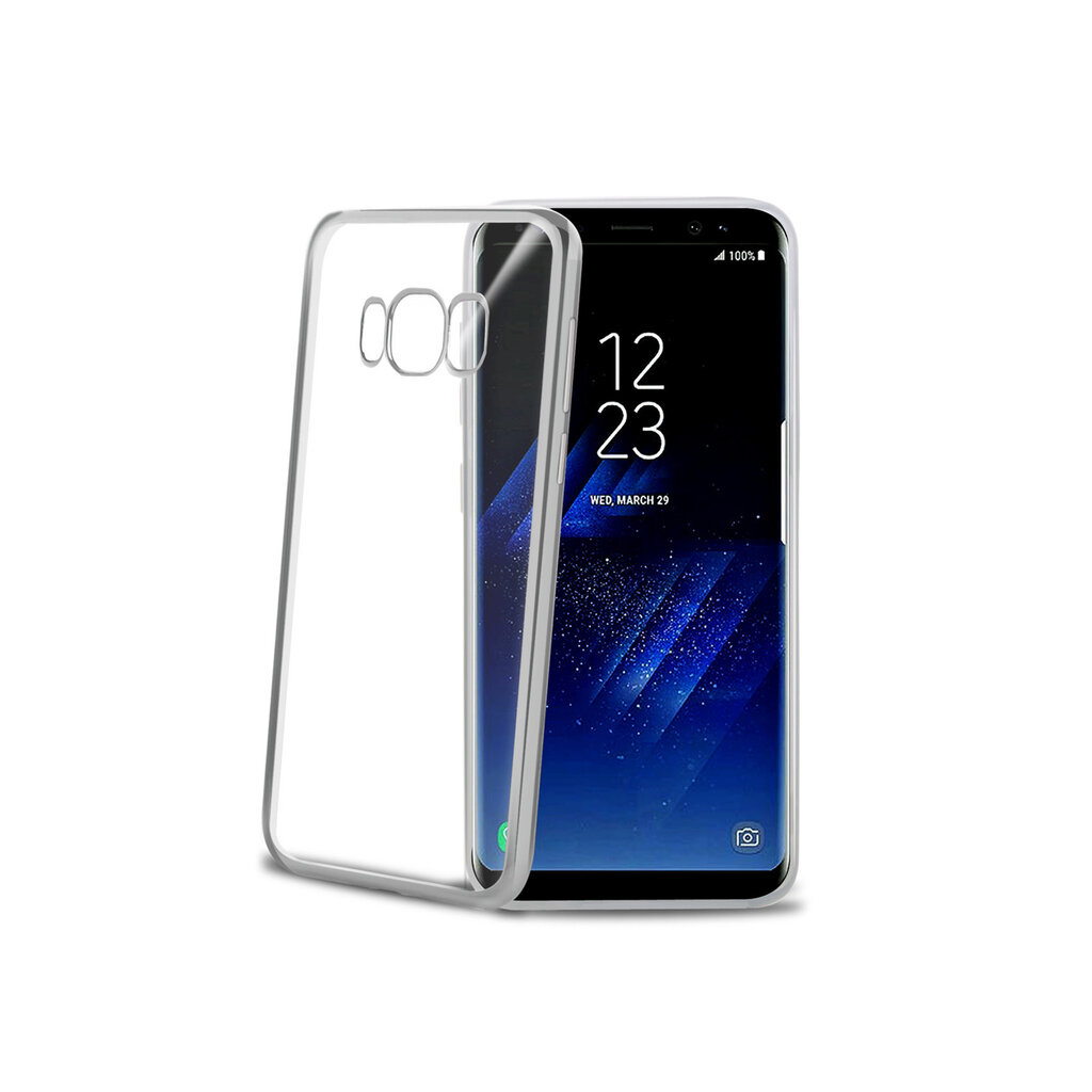 Celly Silver LASER priekš Samsung Galaxy S8 cena un informācija | Telefonu vāciņi, maciņi | 220.lv