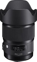 Sigma 20мм f/1.4 DG HSM Art объектив для Nikon цена и информация | Объективы | 220.lv