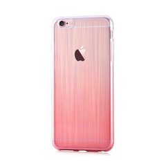 Aizmugurējais vāciņš Devia    Apple    iPhone 6/6s Plus Azure soft case    Pink cena un informācija | Telefonu vāciņi, maciņi | 220.lv
