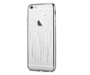 DEVIA Meteor luxury plāns plastika aizmugures maks-apvalks priekš Apple iPhone X / iPhone XS Melns ar SWAROVSKI elementiem cena un informācija | Telefonu vāciņi, maciņi | 220.lv