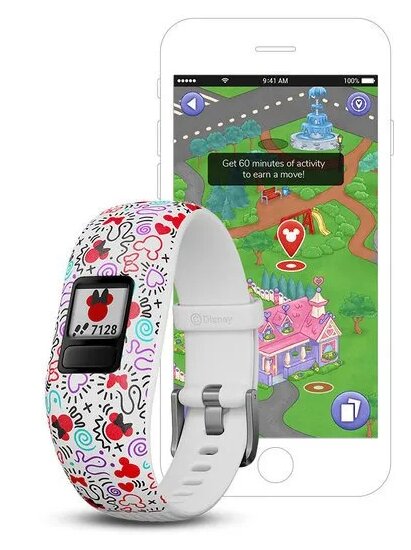 Garmin vívofit® jr. 2 Disney Minnie Mouse White cena un informācija | Fitnesa aproces | 220.lv