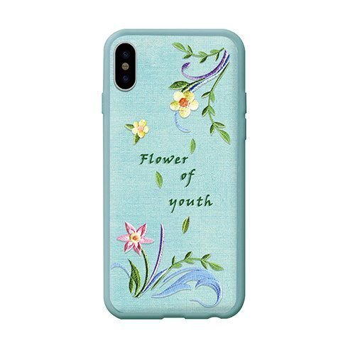 Aizmugurējais vāciņš Devia    Apple    iPhone X Flower Embroidery Case lanzh cena un informācija | Telefonu vāciņi, maciņi | 220.lv