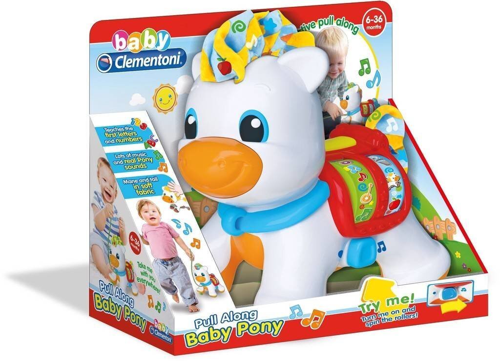 Attīstoša rotaļlieta zīdaiņiem Ponijs Clementoni cena un informācija | Rotaļlietas zīdaiņiem | 220.lv