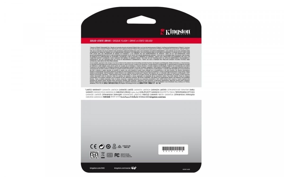 SSD|KINGSTON|A400|960GB|SATA 3.0|TLC|Write speed 450 MBytes/sec|Read speed 500 MBytes/sec|2,5"|TBW 300 TB|MTBF 1000000 hours|SA400S37/960G cena un informācija | Iekšējie cietie diski (HDD, SSD, Hybrid) | 220.lv