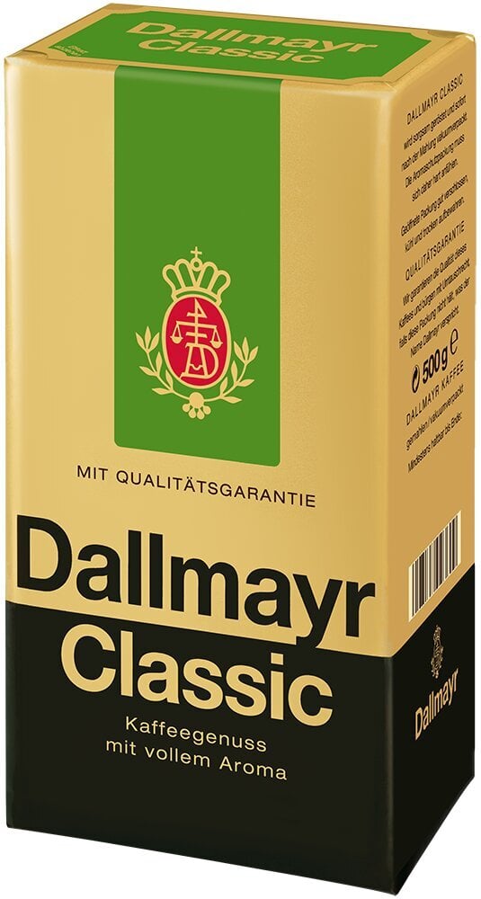 Maltā kafija Dallmayr Classic 0,5kg цена и информация | Kafija, kakao | 220.lv