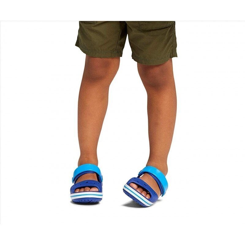 Crocs™ sandales zēniem Crocband Sandal, Cerulean Blue / Ocean cena un informācija | Bērnu sandales | 220.lv