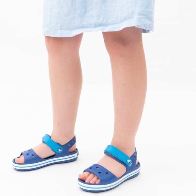 Crocs™ sandales zēniem Crocband Sandal, Cerulean Blue / Ocean цена и информация | Bērnu sandales | 220.lv