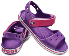 Crocs™ sandales meitenēm, Amethyst / Paradise Pink cena un informācija | Bērnu sandales | 220.lv