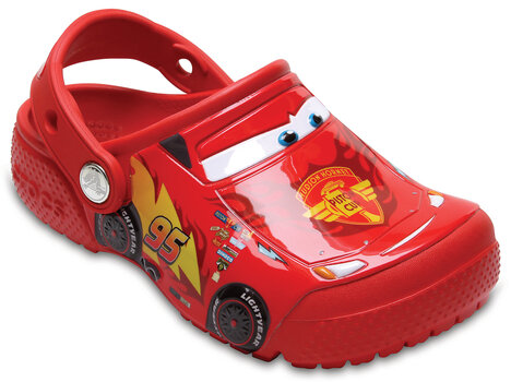 Crocs™ apavi zēniem Fun Lab Cars Clog, Flame cena un informācija | Gumijas klogi bērniem | 220.lv