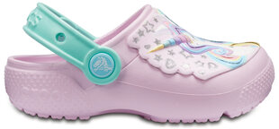 Обувь для девочек Crocs ™ Fun Lab Clogs, Ballerina Pink / New Mint цена и информация | Детские резиновые сабо | 220.lv