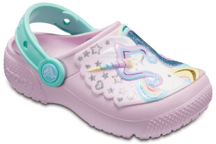 Crocs ™ apavi meitenēm Fun Lab Clogs, Ballerina Pink / New Mint cena un informācija | Gumijas klogi bērniem | 220.lv