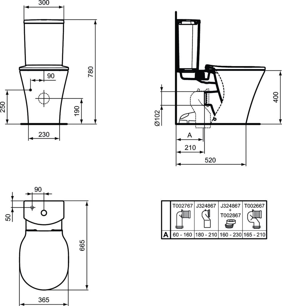 Tualetes pods Ideal Standard Connect Air Aquablade ar lēnas aizvēršanās vāku цена и информация | Tualetes podi | 220.lv