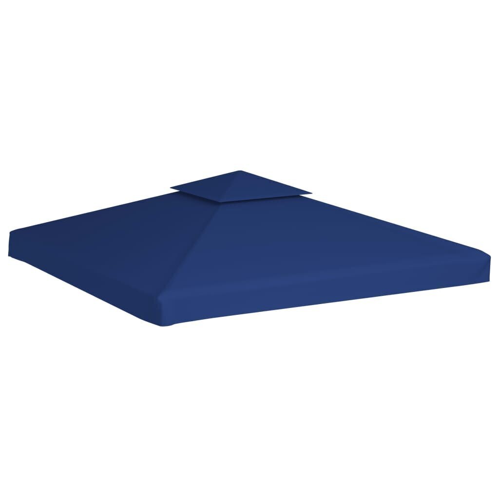 vidaXL nojumes jumta maiņas pārklājs, 3 x 3 m, 310 g/m², tumši zils цена и информация | Dārza nojumes un lapenes | 220.lv