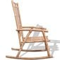 vidaXL bambusa šūpuļkrēsls cena un informācija | Atpūtas krēsli | 220.lv